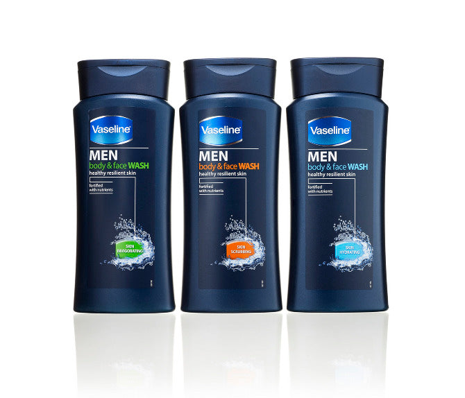 Vaseline Men Nettoyant Corps et Visage Peau Revigorante 250ml