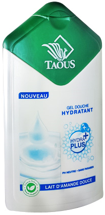 Gel Douche Hydratant Lait d'Amande Douce Taous 250ml